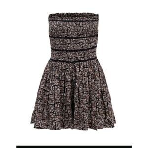 Free People-Women’s Bali Checked Out Ditst Printed Romper Size Small, $128